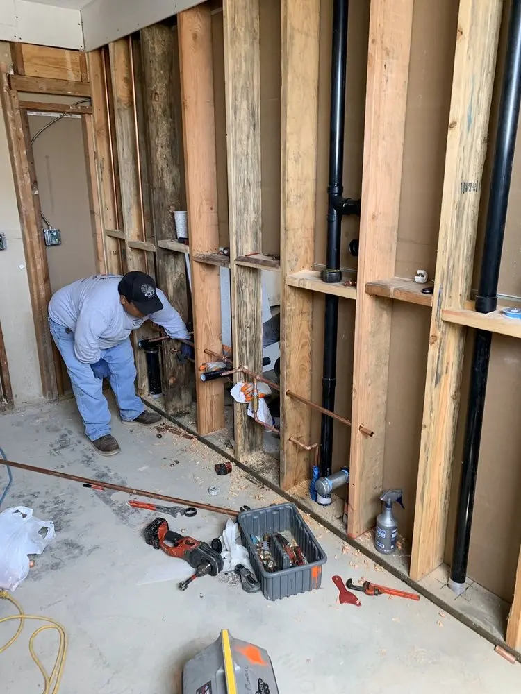 Commercial rough-in plumbing for Water Heater Replacement in Rockaway